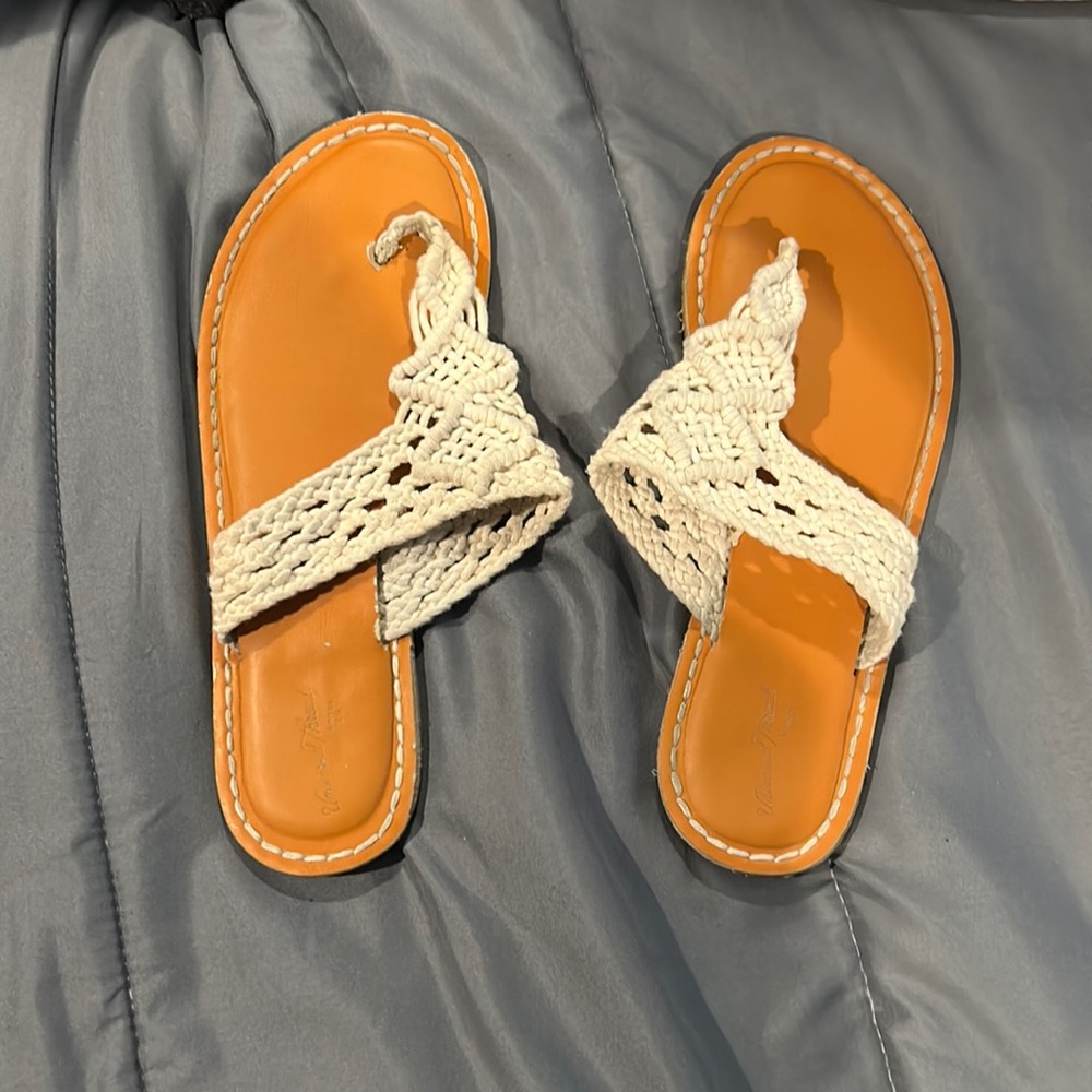 Tan sandals